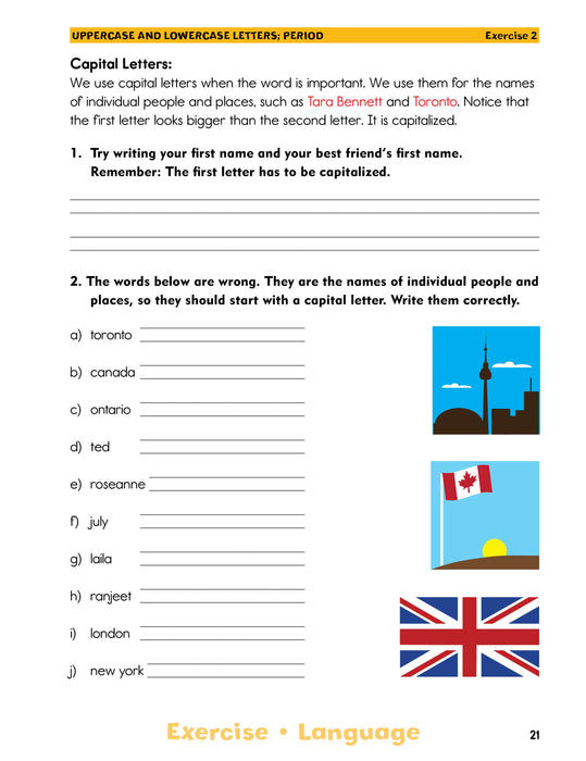 Chock full of curriculum-based exercises and activities, the 100 Tests Grade One workbook is designed to test your child’s knowledge and verify which concepts she or he understands, and which need more practice.