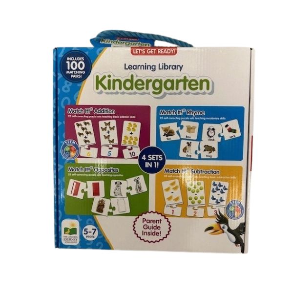 Let's Get Ready! Learning Library:  Kindergarten 4 in 1
