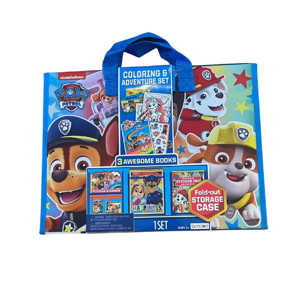 PAW Patrol Coloring and Activity Set With Fold out Storage Case
