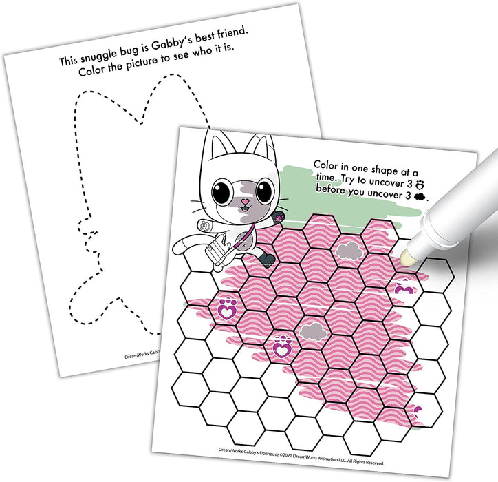 Gabby’s Dollhouse Imagine Ink Magic Pictures Book | Mess-Free Colouring Activity by Bendon