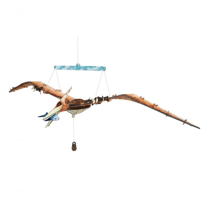 Read the 32-page illustrated book full of fascinating facts about dinosaurs and the Pteranodon and then piece together your own Pteranodon 3D 60 -piece model with a wingspan of more than 1 metre! The model is easy and fun to assemble and doesn’t require glue or scissors.  During the Mesozoic Era, when dinosaurs roamed the Earth, the skies overhead were filled with flying reptiles.