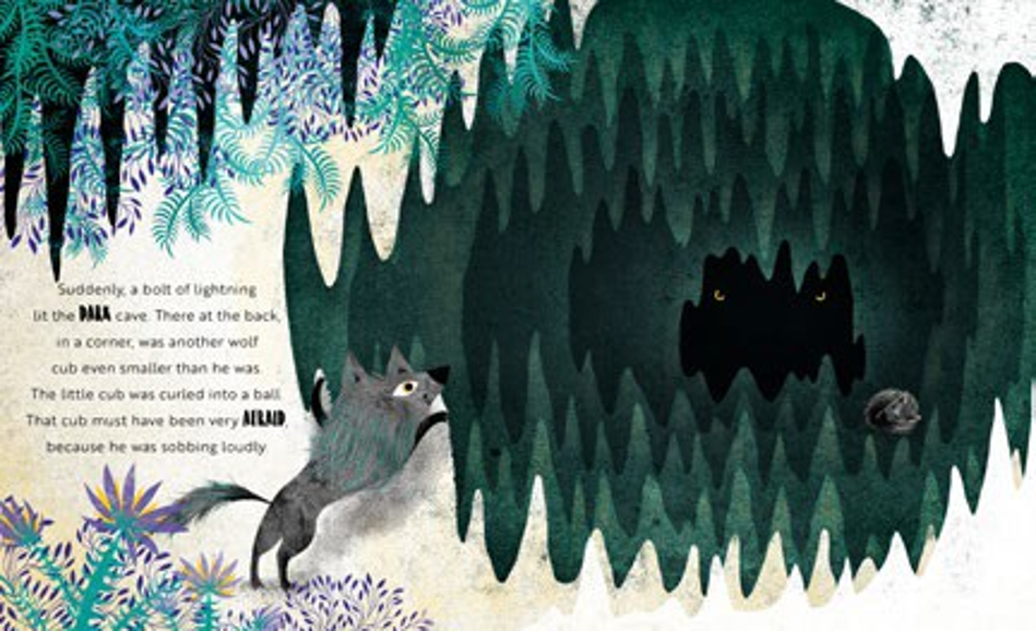 Follow the adventures of Willa the wolf cub in this 32-page picture book and the poetic story about the importance of joining forces to conquer our fears.  Willa the wolf cub is always fearful. The fear twists her stomach in knots, makes her nose itch, and causes her ears to tremble.  When she gets lost in the forest though, she'll join forces with a new friend and learn how to conquer her fears! A poetic story about the importance of teaming up to defeat our fears.