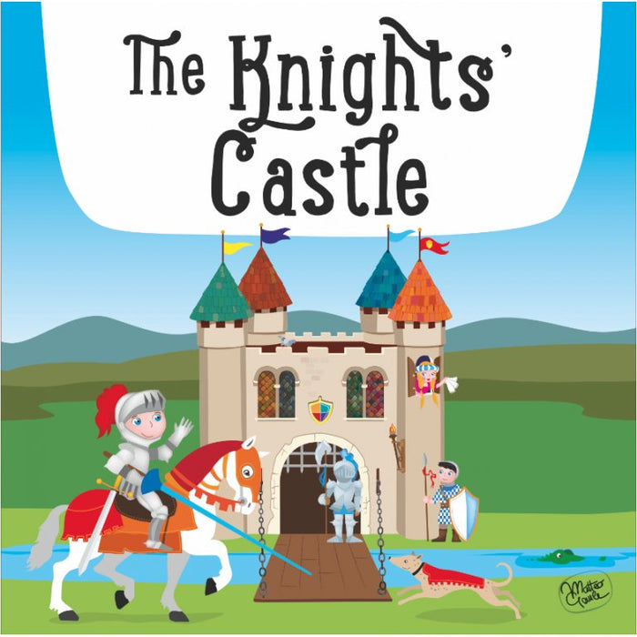 Enter the magical world of knights! A magnificent giant puzzle and a booklet with a rhyming story to discover all the secrets of a medieval  fortress are waiting for you.  A box embellished with foil containing a giant easy-to-assemble 60-piece puzzle.  Ideal for ages 5 and up