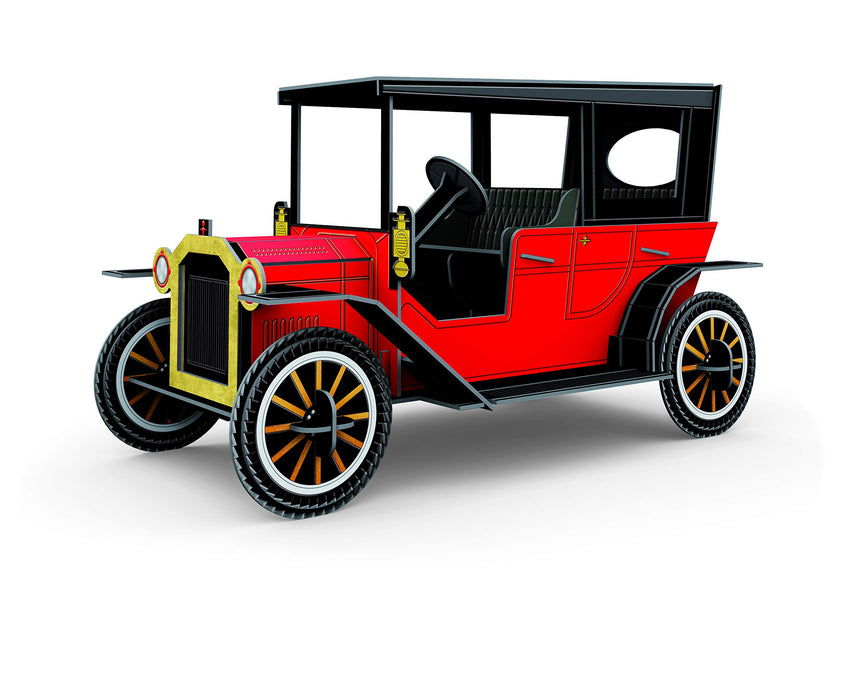 The ‘road’ that led us to the invention of cars is long and winding. Buckle up and set out to discover all the extraordinary stages that led us from the romantic horse-drawn carriage to the modern and superfast Formula 1 racing car!  Portable, closing case with bright, colorful artwork  A 32-piece model and a 32-page book  9,5” x 13,5” size is great for traveling  Ideal for ages 6 and up