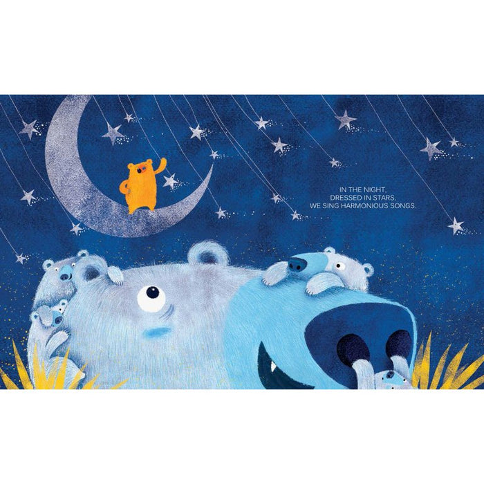 A 32-page picture book story dedicated to little sleepers and to those who let themselves be carried away by the most beautiful dreams. The little bear is so sleepy and cannot get out of bed, not even when mum tries to wake him!