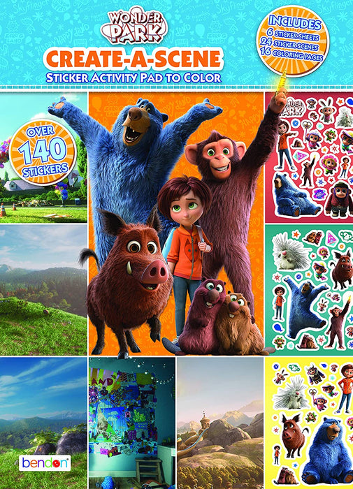 Engaging Content Join the characters of Wonder Park on a wild coloring adventure with Bendon's Coloring and Activity Books