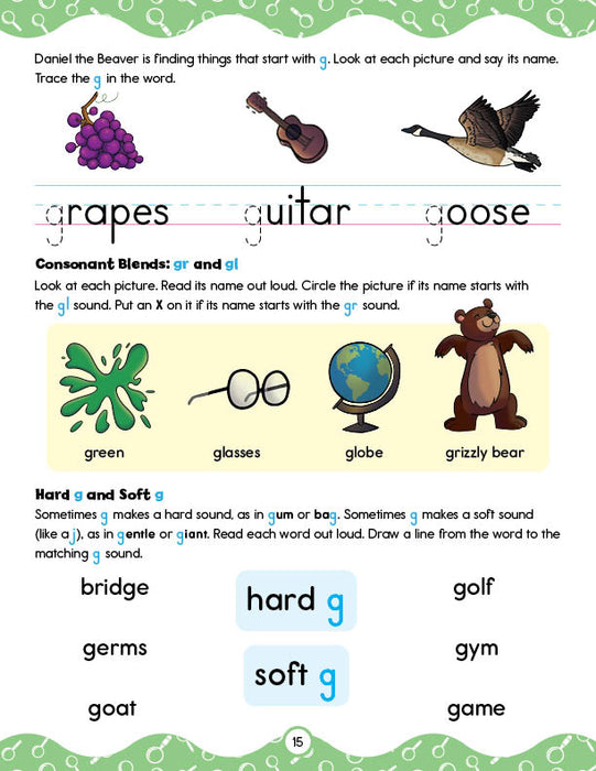 Join Daniel the Beaver, as he travels through the alphabet, learn long and short vowel sounds, learn consonant sounds and digraphs, and complete practise questions keyed to the Canadian curriculum.  This downloadable and printable eBook will help kids practise letter writing, and practise simple words and letter sounds.