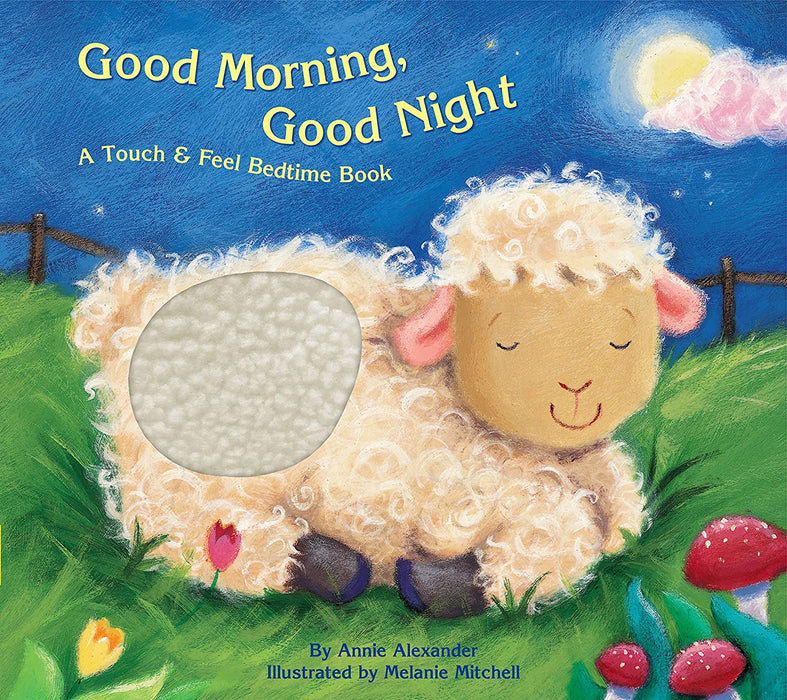 This touchable book is perfect for bedtime! Children read about the activities of a cute and cuddly animal in the daytime, then open the folded pages to reveal the furry, touch-and-feel animal sleeping after its busy day. The final spread is a child who can be " tucked in" by the reader with a soft and fuzzy tactile blanket.