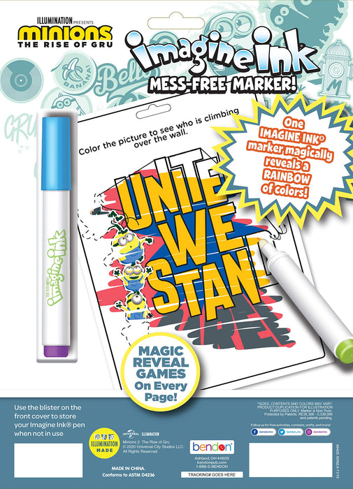 Minions 2 Imagine Ink Coloring Book