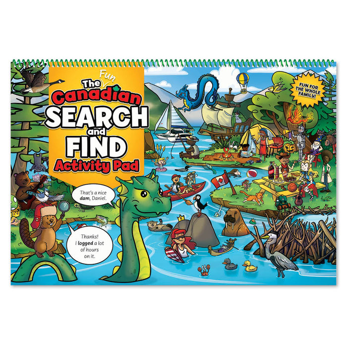 Canadian Activity Pad – Search and Find: Lake Monster