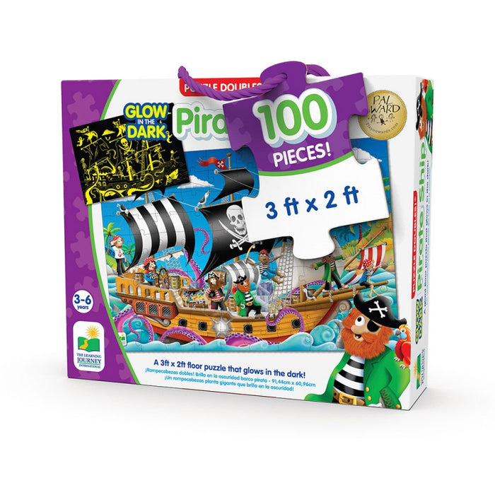 Puzzle Doubles - Glow in The Dark - Pirate Ship