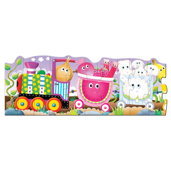 Puzzle Doubles - Giant Colors and Shapes Train Floor Puzzles
