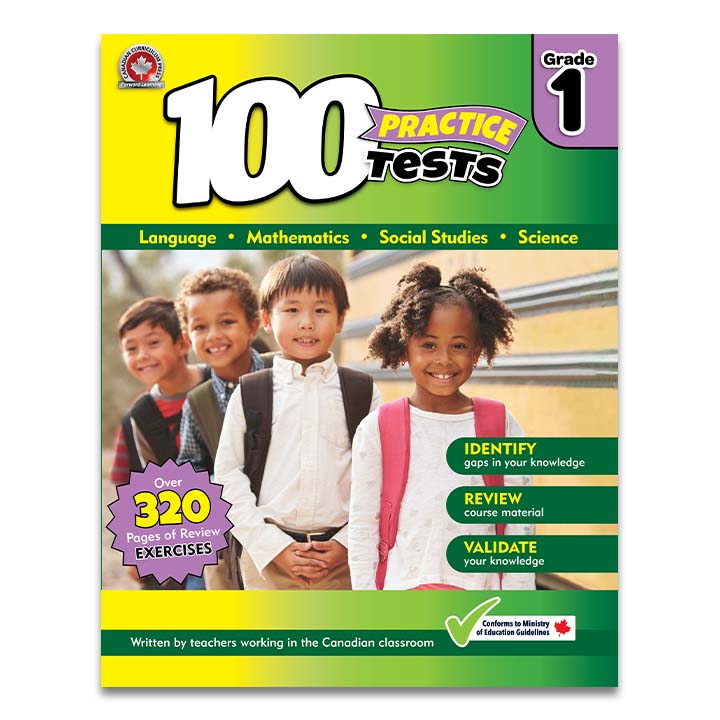 100 Practice Tests Grade 1 Workbook — Telegraph Road