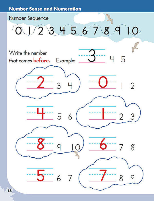 eBook Math Kindergarten Workbook - Canadian Curriculum Press