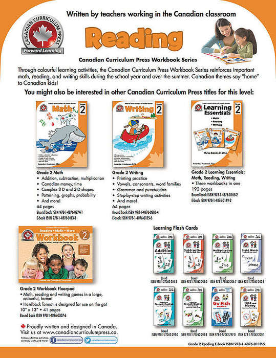 eBook Grade 2 Reading Workbook - Canadian Curriculum Press