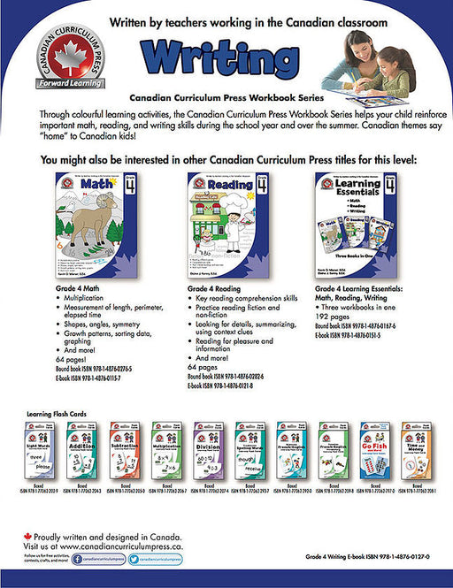 eBook Grade 4 Writing Workbook - Canadian Curriculum Press