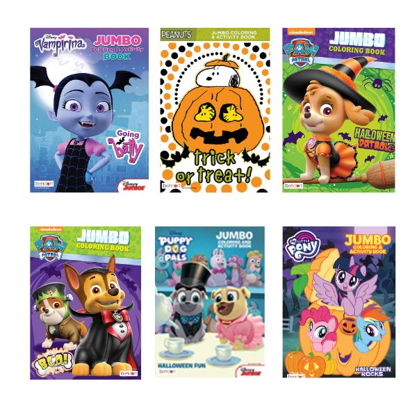 Halloween Colouring & Activity Book Bundle – 100 Books
