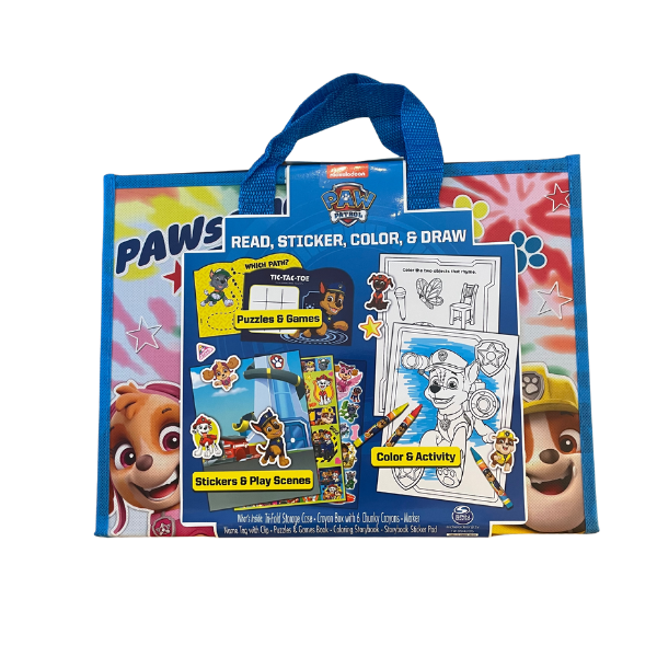 PAW Patrol Coloring and Activity Set With Fold out Storage Case