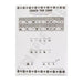 Sheet with code-breaking instructions and a secret message decoder on a white background