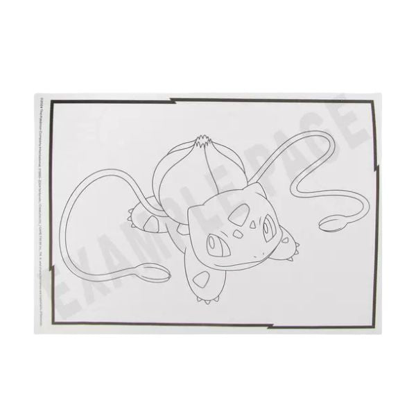 Pokemon Color-Your-Own Playset Coloring Book