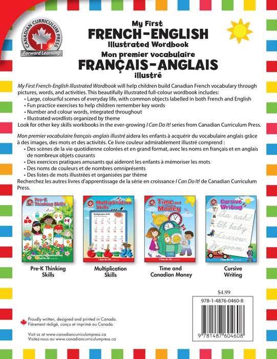 My First French-English Illustrated Wordbook - Canadian Curriculum Press