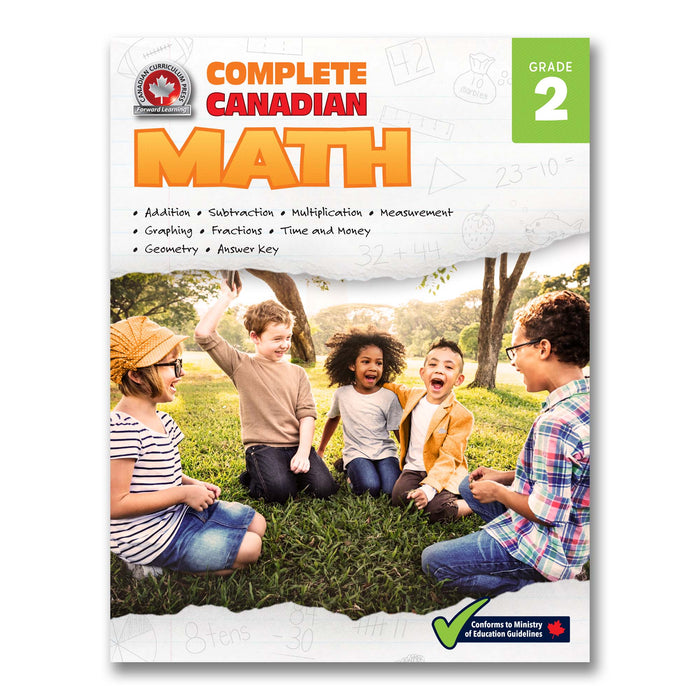 Grade 2 Complete Canadian Math Workbook: Essential Skills for Ages 7–8