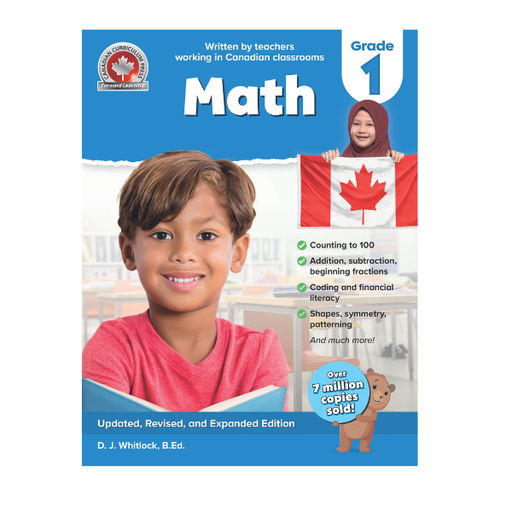 Grade 1 Math Workbook – Coding and Financial Literacy, Canadian Curriculum