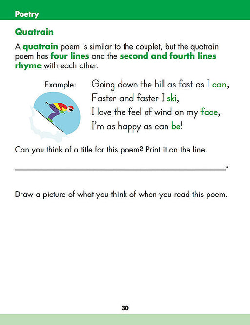 Its activities focus on letter sounds, the silent 'e', sequencing and predicting, summarizing, main ideas, and much more. Using fun Canadian themes, the workbook allows children to practise reading in ways they will enjoy. Written by a teacher working in a Canadian classroom, this book fosters stronger readers and prepares young minds for success in the classroom. 64 pages // ISBN: 9781487602802