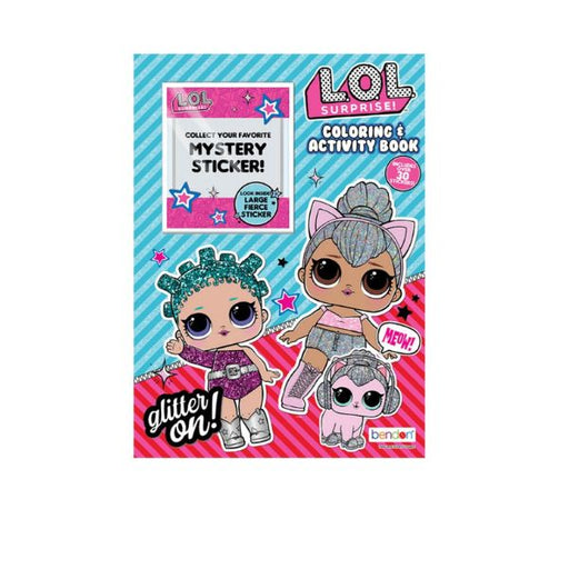 L.O.L. Surprise! Coloring and Activity Book with Mystery Sticker front cover