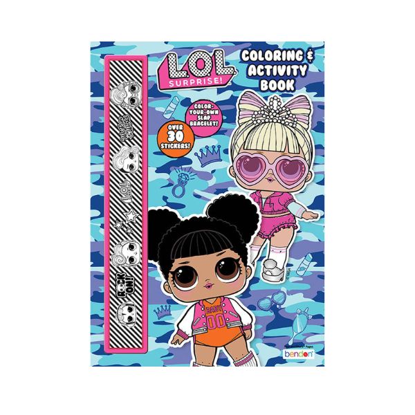 L.O.L. Surprise! Colouring and Activity Book with Slap Bracelet front cover