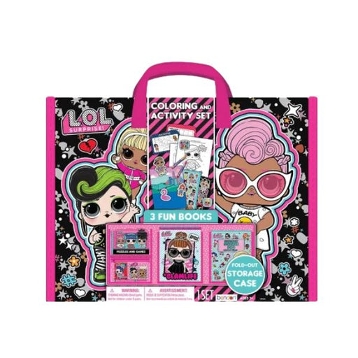 LOL Surprise Colour and Activity Tri-Fold Portfolio front