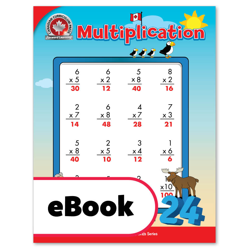 eBook Multiplication Workbook – Printable PDF for Kids — Telegraph Road