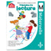 Préparation à la lecture en maternelle cover by La Petite École | Kindergarten Reading Readiness Workbook cover, full-colour early reading workbook for Pre-K and Kindergarten learners in Canada