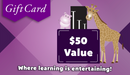  eGIFT CARDS NOW AVAILABLE What better way to say “Merry Christmas”, “Thank You Teacher”, “Happy Birthday” and “Congratulations “ than with the gift of learning! Telegraph Road now has Gift Cards!  Available amounts $10.00, $20.00, $25.00, $50.00 and $100.00 A great gift idea for someone special, or purchase one for yourself so you’re always ready for a cash-free visit.  *eGift Cards are valid at www.telegraphroad.ca and www.canadiancurriculumpress.ca