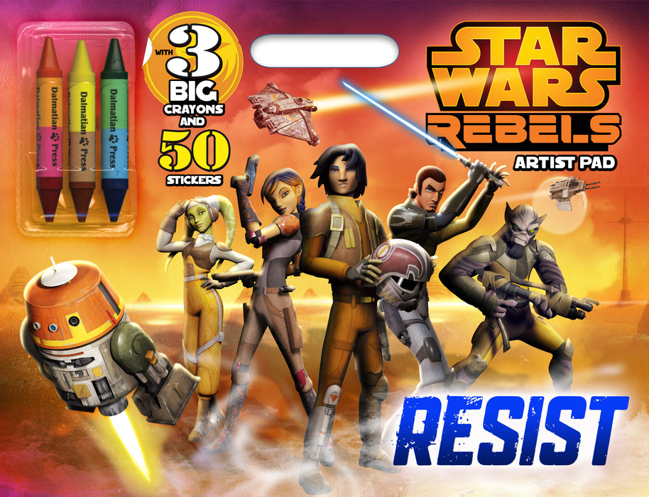 Star Wars Rebels Artist Pad with Double-Ended Crayons