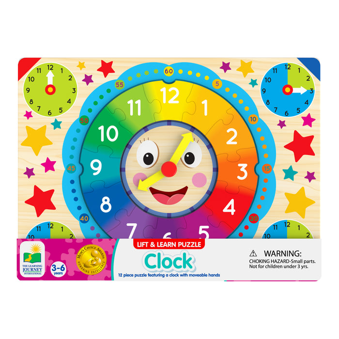 Lift & Learn Clock Puzzle