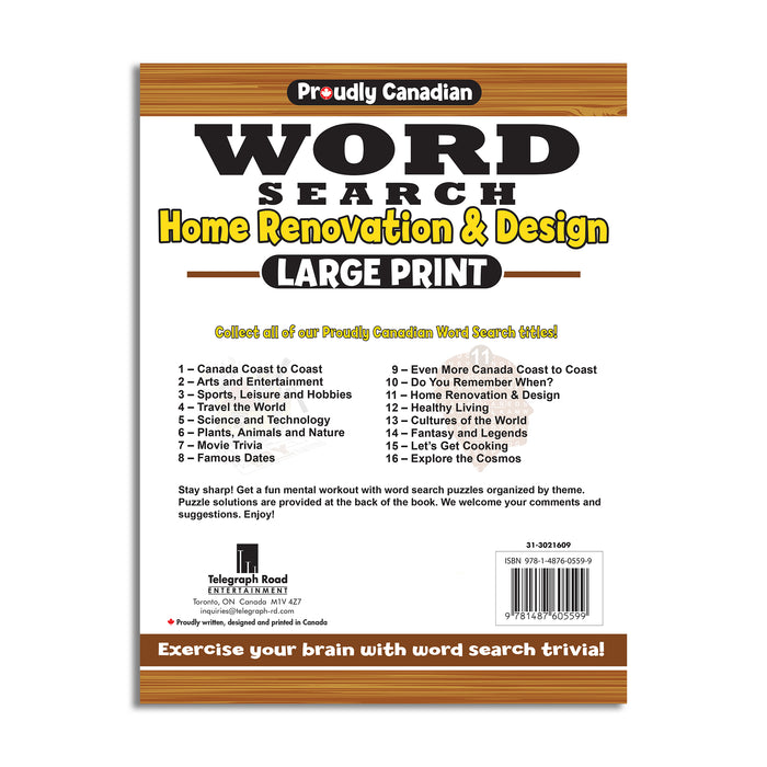 back cover volume 11, with big word search print