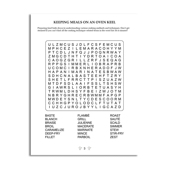 Proudly Canadian Word Search - Let's Get Cooking - Volume 15