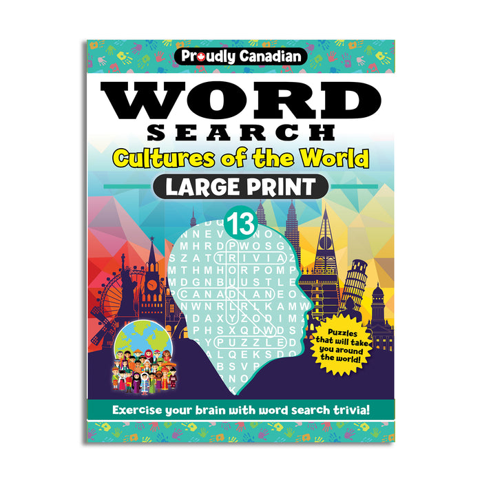 Proudly Canadian Word Search - Cultures of the World - Volume 13