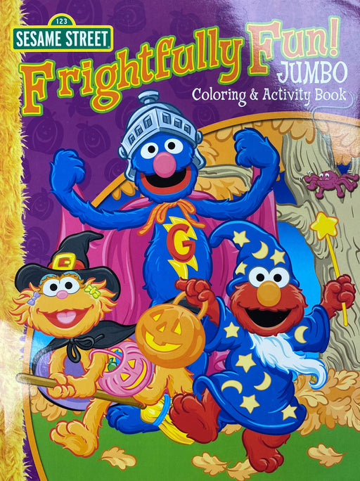 Join your favorite Sesame Street characters for Frightfully Fun Halloween colouring adventure with Bendon’s Jumbo Coloring and Activity Book!  The 64-page of the coloring book is chock-full of activities, games, and puzzles featuring your child’s favorite characters!
