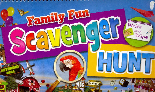 Family Fun Scavenger Hunt (Write-And-Wipe with Pen)