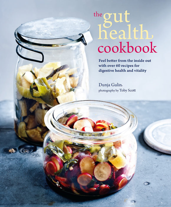 The Gut Health Cookbook: Feel Better from the Inside Out; A healthier gut is the key to a healthier life, so banish those all-too-common symptoms of a bloated stomach and enjoy new levels of physical and mental vitality. From our mental health and mood to our skin, weight control, and immunity, the bacteria that live in our stomach can affect more than we realize.