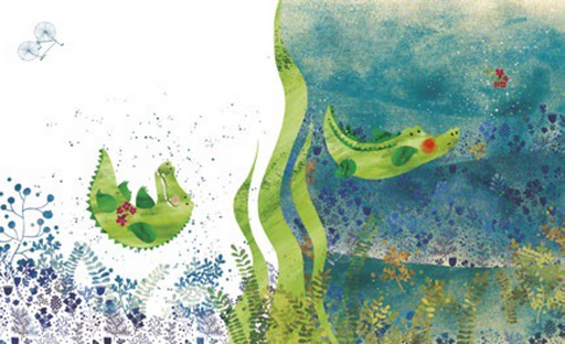 32 -pages  Tired of pedaling his bicycle, the Crocodile falls asleep. Darkness, however, begins to fall, surrounding and frightening him with its mysterious shadows... A charming story that deals with one of the most common fears of little readers: fear of the dark  Ideal for ages 3 and up