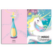 A rainbow-coloured mane, a golden horn and star-sparkled wings: discover the charm of the unicorns and enter a world full of magic!  Portable, closing case with bright, colorful artwork  A 100-piece puzzle and 32 page book  20” x 16” size is great for traveling  Ideal for ages 5 and up