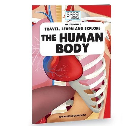 Learning anatomy made fun with a 3 feet tall, 200 piece floor puzzle and 32-page book!  Put together the detailed puzzle and read the book to learn all about the cycle of life and the human body! Take a fascinating tour of the human body! How does your respiratory system work? What kind of bones make up a skeleton? How does food get digested? How many cells does one body contain?  Ideal for ages 6 and up
