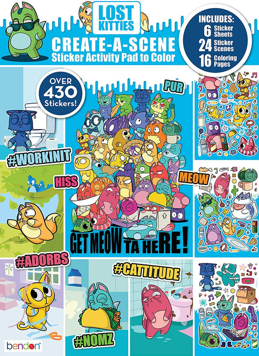 16 full-color scenes to decorate 6 sheets of stickers with all of your favorite characters Unleash your child's creativity and tell a story through stickers Officially licensed product Ideal for ages 3 and up