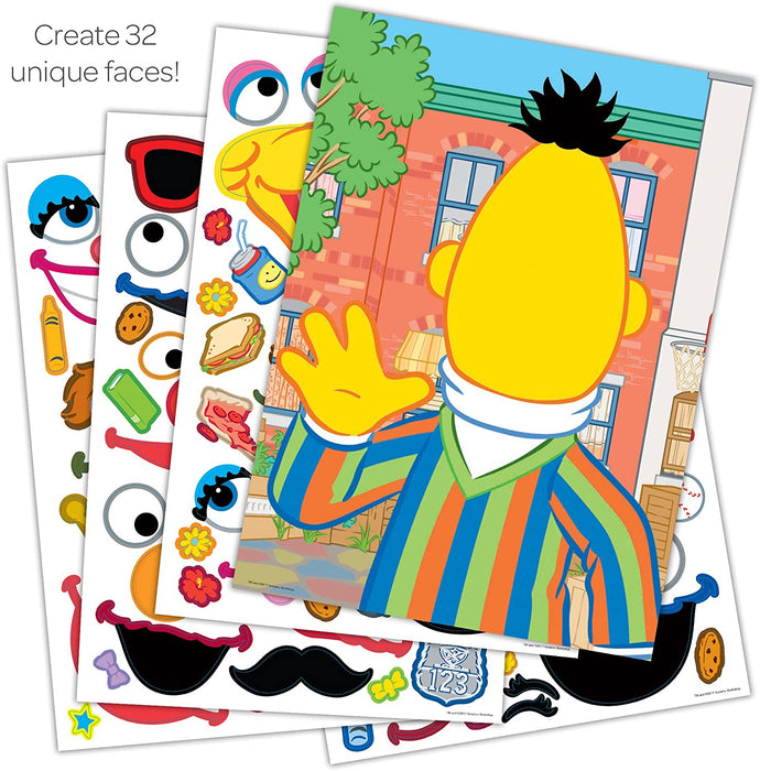 Sesame Street Create-A-Face Sticker Book