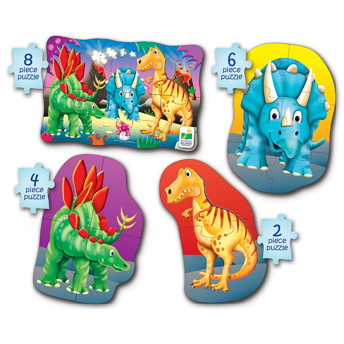 My First Puzzle Sets 4-In-A-Box Puzzles Dino