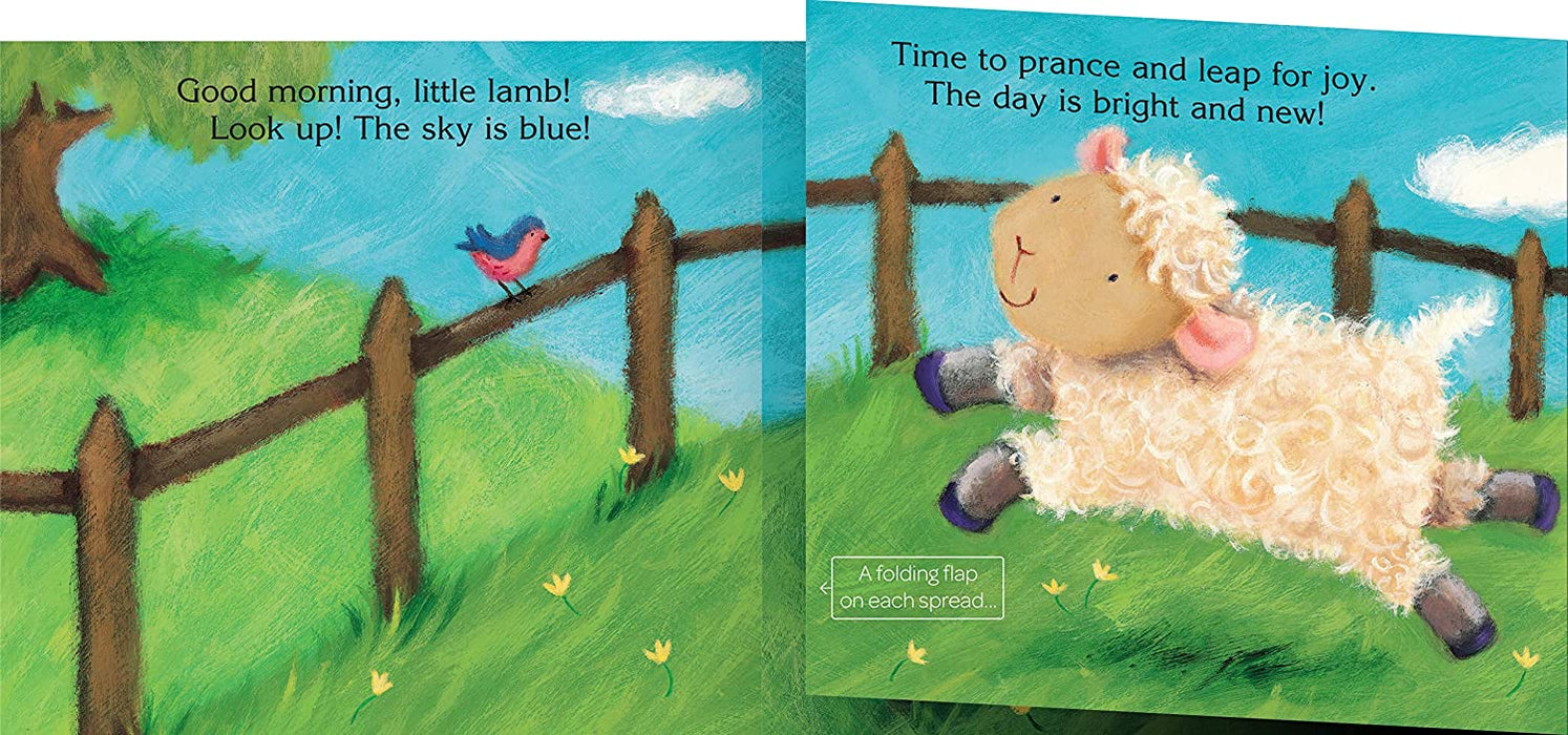 This touchable book is perfect for bedtime! Children read about the activities of a cute and cuddly animal in the daytime, then open the folded pages to reveal the furry, touch-and-feel animal sleeping after its busy day. The final spread is a child who can be " tucked in" by the reader with a soft and fuzzy tactile blanket.