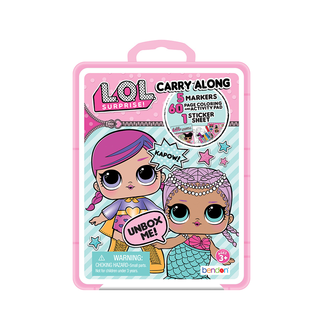 Lol surprise best sale colouring case